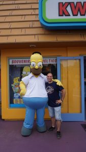 Homer Simpson, Universal Studios, Los Angeles, California