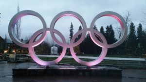 Olympic rings in Whistler