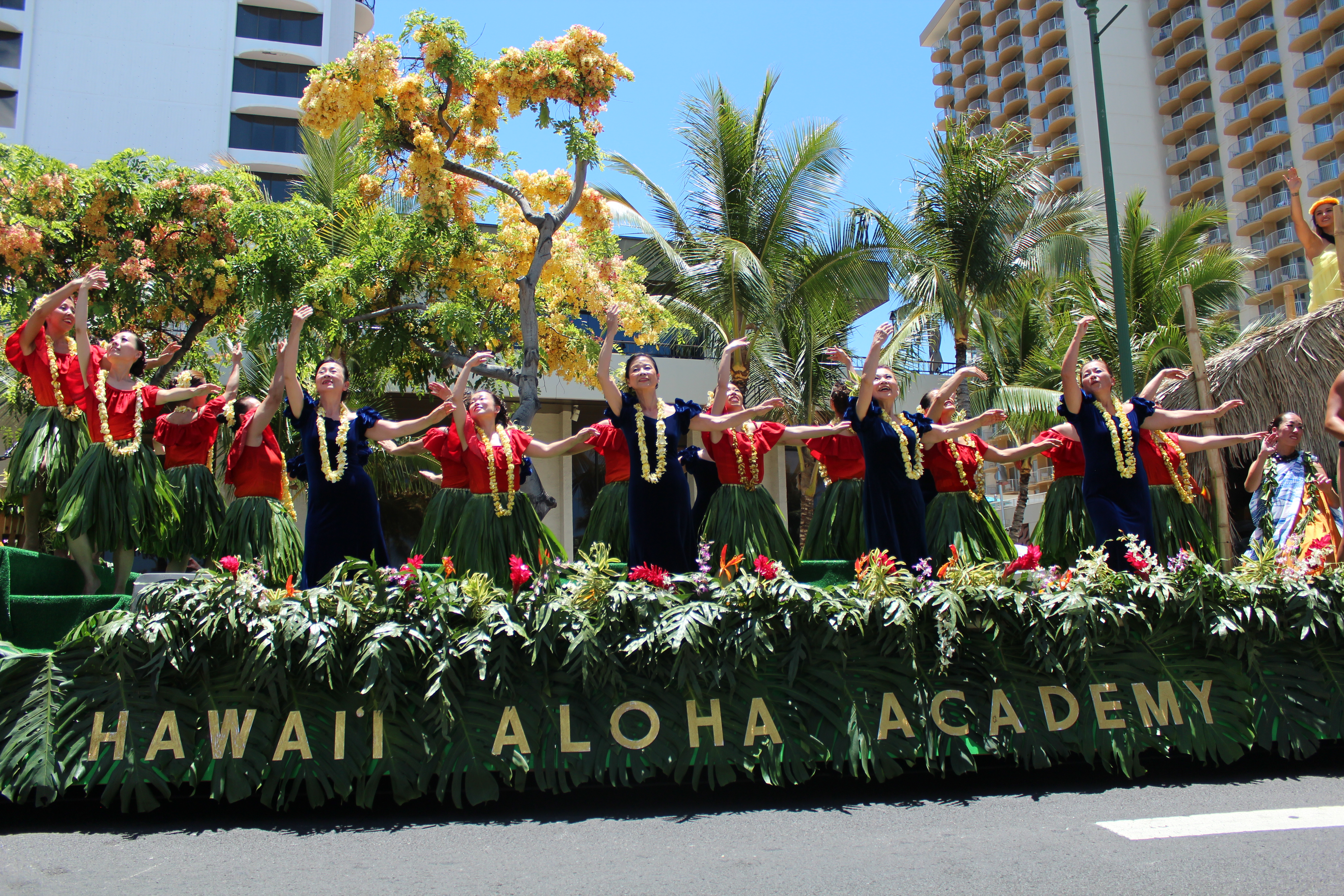 Parade in Waikiki, Hawaii