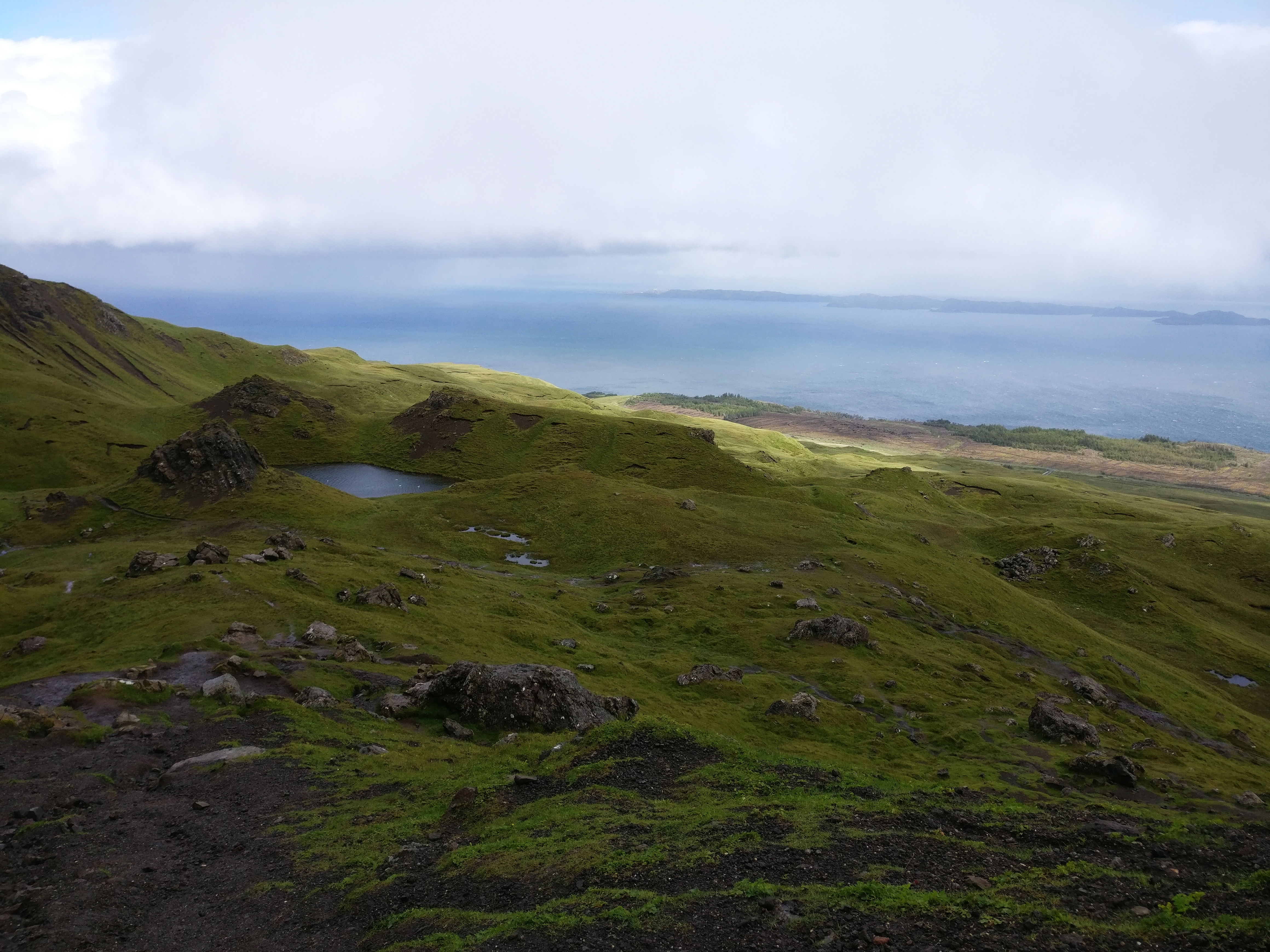 The view from Old Man of Storr, Isle of Skye, Scotland