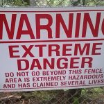 Photos From Canada 13 Lynn Canyon Warning Sign