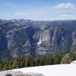 Upper Yosemite Falls fra Sentinel Dome Californien