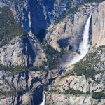 Upper og Lower Yosemite Falls Californien