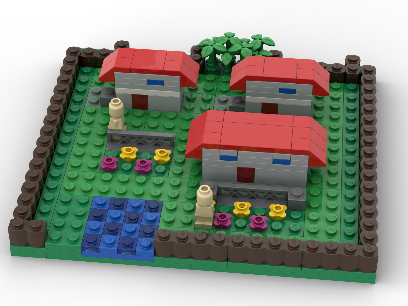 Mit første Lego MOC - Pallet Town Dennis Asp